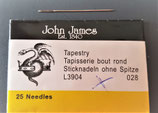 Sticknadel John James Nr. 28 ohne Spitze