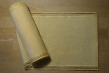 Leinenbandmit Spitzenrand 20cm breit Farbe mandarin