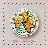 Knopf Teller Lebkuchenmann 77