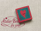 Knopf  mini Patch Herz