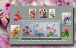Rigeade - 3 fleurs, 3 rouges