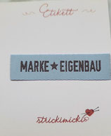 strickmicki Etikett Marke Eigenbau