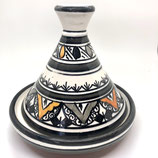 Keramik Tagine, schwarz weiss
