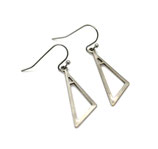 Small open triangles silver