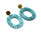 Oval turquoise