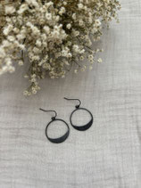 Black brushed circle