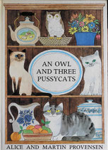 AN OWL AND THREE PUSSYCATS  みみずくと３びきのこねこ　アリス＆マーティン・プロヴェンセン