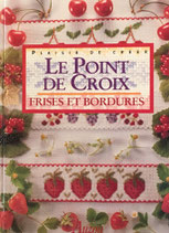 LE POINT DE CROIX FRISES ET BORDURES クロスステッチ　いちごとボーダー