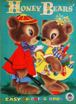 The HONEY BEARS' EASY COLORING BOOK  MERRILL 2537