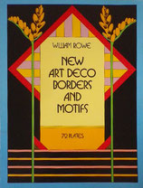 New Art Deco Borders and Motifs　ウィリアム・ロウ　Dover
