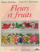 Fleurs et fruits Les Livres du point de croix　クロスステッチの花と果物　DMC