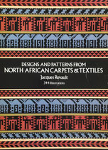 Designs and Patterns from North African Carpets and Textiles Dover　北アフリカのカーペットとテキスタイル