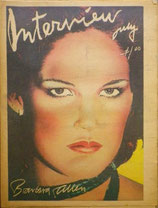 Andy Warhol's Interview Magazine 1977 vol.ⅤⅡ　no.7