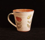 Mug with flowers and bees
