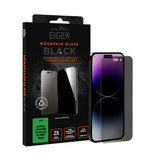 DISP-F IPH15PM PRIVACY EIGER iPhone 15Plus/15 Pro Max Display-Glass Privacy Black