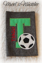 Hülle für Gesundheitsheft "Fussball"