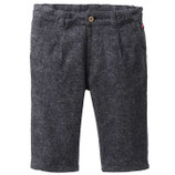 People Wear Organic Flanell Hose anthrazit melange Gr. 98