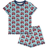 maxomorra Pyjama-Set SS "Tractor"