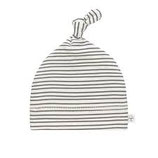 Lässig Beanie grau/weiß gestreift