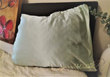 Zijden kussensloop 60x70 cm, kleur wit 22MM