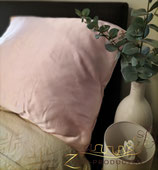 Zijden kussensloop 60x70 cm, kleur roze 19MM