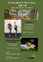 Yonga® Abend und Parasympathische Atemreise mit Kopfhörer und Neurosound