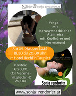 Yonga® mit parasympathischer Atemreise im Hotel Hechl am 04.10.2025