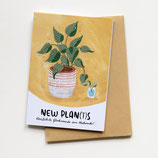 Klappkarte "New Plants"