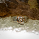 Bandring mit Kupferspirale