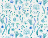 "Captain Flower" Meerespflanzen - blau/weiß