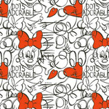 Minnie Maus - weiß rot