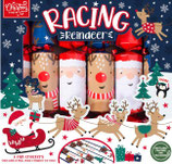 Racing Reindeer & Santa (6x30cm)