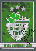 Autogramm auf Vereinslogo  TO 2513