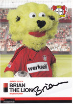 Karte vom Maskottchen Brian The Lion  7273