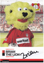 Karte von Maskottchen Brian The Lion  7272
