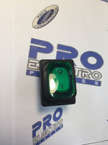 Interrupteur vert lumineux 20A