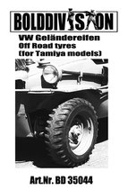 VW Kübelwagen /  Schwimmwagen  Off road wheels