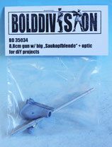 gun and cover set 8,8cm