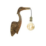 Wandlampe Crane/Kranich - Bronze oder Gold von Light & Living