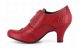 Ashley Shoes roter Schnürschuh - Vegetarian Shoes
