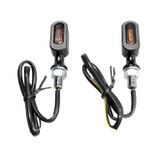 FASTLINE, LED TURN SIGNAL+POSITION LIGHT. BLACK, SMOKE LENS