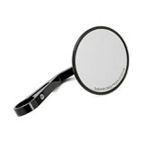 MIRROR MONTANA ROUND CHROME or BLACK CLAMP ON ALU HEAD; FOR 1 AND 7/8 INCH HANDLEBARS; E-MARKED