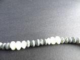 Serpentin Halskette mit Silberverschluss 48cm