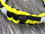 EM Keramik Paracord-Halsband 27 - 29cm (115-101-08 Totenkopf)