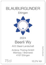 Ettinger Blauburgunder "Beerli Wy"