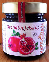 Ein Glas Granatapfelsirup (250 g Nettogewicht pro Glas) aus 96,5% Granatapfelsaft-Konzentrat, HALAL, Artikel-Nr.: 160712