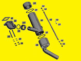 Auspuff Nutmutter (Bauteil 0035)