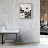 Fleurs moderne noir et blanc IL205150