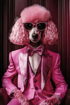 Caniche rose IL754312