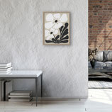 Fleurs moderne noir et blanc IL205140